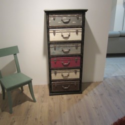 CASSETTIERA CON VALIGIE DB002752 di Dialma Brown srl