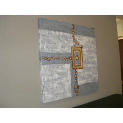 CANVAS DIP.80X80 FRAMES GREY от Salvadori Cornici SRL