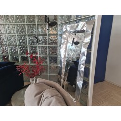 RECHTECKIGER SPIEGEL IN SILBER von Mazzei Marco