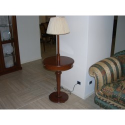 NL.496 ROUND TABLE WITH LAMP by Galimberti