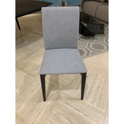 YORK CHAIR WOOD, ECO LEATHER SEAT от Compas