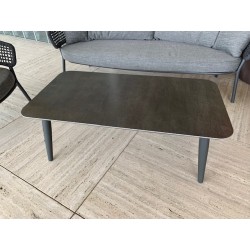 TABLE DE CAFÉ ALU MOON par Talenti