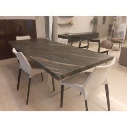 TABLE 240x100 GRIS OROBIC par Tonelli Design srl