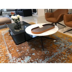 TABLE CREEK D120 LOMoka49 verre par Poliform