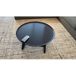 Стол RECIPIO Ø90 GOMMALACCA BLACK от Maxalto