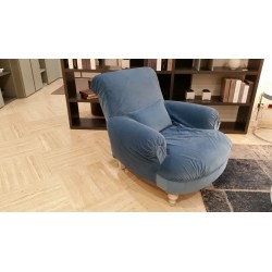 POLTR.MONDO.TESS.VELLUTO AZZURRO de Cappellini