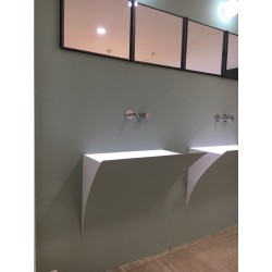 LAVE-MUR ENCASTRE CORIEN 79X48X72 C/LED par Antonio Lupi