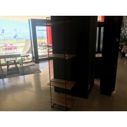 METALLIC BOOKCASE TT3 35X35 H180 BLACK от Adele-C Srl