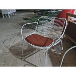 HIRAY WHITE ARMCHAIR/BROMT CUSHION от Kartell