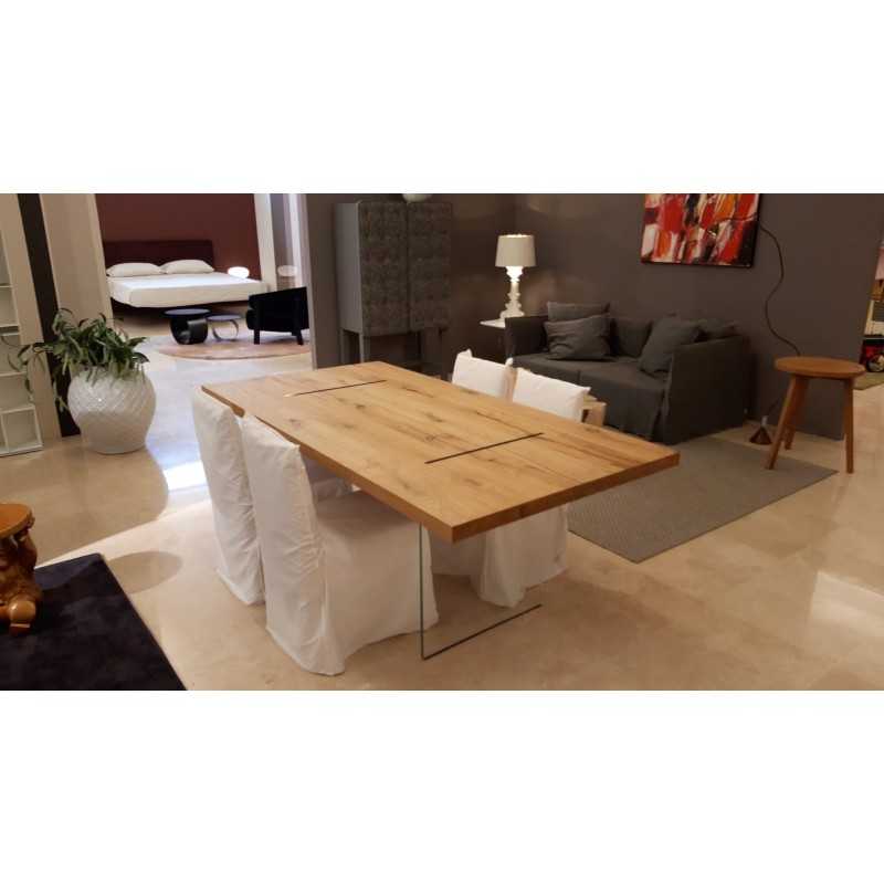 TABLE TABLE 200X100X75 AGED OAK by Tonelli Design
