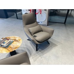 ERMES FAUTEUIL EN BOIS AVEC TABACCO par Misura Emme