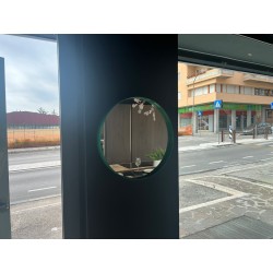 Зеркало STRAP MIRROR №2 D.50 GREEN от Hay