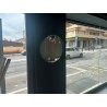 MIROIR A STRAPES No.2 D.50 VERT par Hay