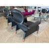 SANLUCA LEATHER ARMCHAIR SC 20 INK von Poltrona Frau