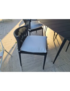 LIGHT CHAIR S/BRACHIOLI GRAFITE von Unopiù