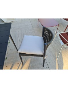 LIGHT CHAIR S/BRACHIOLI GRAFITE von Unopiù