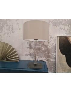 HOLLY DARK BLUE GRAY TISCHLAMPE von Poltrona Frau