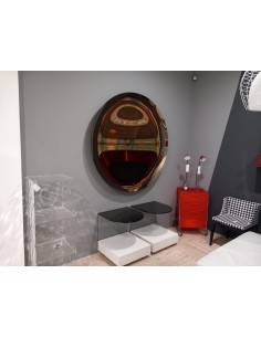 MIROIR CONCAVE SP.BRONZE D.150 par Tonelli Design