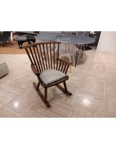 SEDIA A DONDOLO GRAY NOCE CANALETTO di Gervasoni