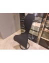 SEDIA S-CHAIR RIV. FISSO 469 PANNO NERO di Cappellini