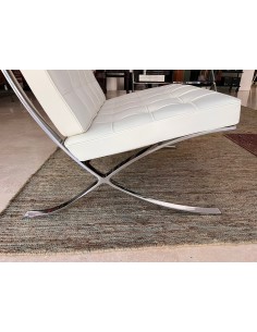 BARCELONA CHROME LEATHER ARMCHAIR VO785 von Knoll International