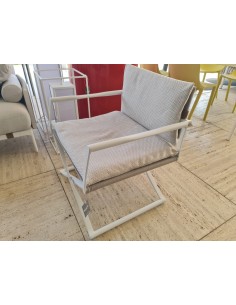 POLTRONA RIVIERA WHITE/BEIGE di Talenti