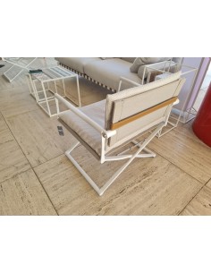 FAUTEUIL RIVIERA BLANC/BEIGE de Talenti