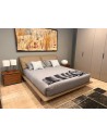 JOHN-JOHN BED SC 33 TRAVERTINO par Poltrona Frau