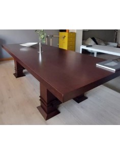 TABLE ALLEN CHÊNE FONCÉ 280X106 par Cassina
