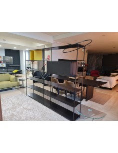 BIBLIOTHÈQUE MINIMA 3.0 GRAPHITE GRIS OP. 