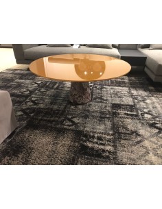 TABLE MENHIR Ø100 H 42 SENAPE/RED de Acerbis