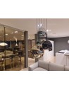 SOSP.GLO 2S GOLD PINK/BLACK/GREEN LAMP by Penta