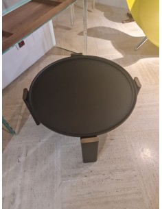 TABLE DUO D.80 H.36 WENGE par Ceccotti