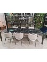 HOMEY TABLE 292X110 BLACK MARQUINA LUC. 