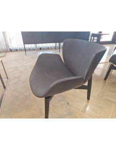 JORGEN MOD.ARMCHAIR 75X72 H74 CUIR RÉV. 