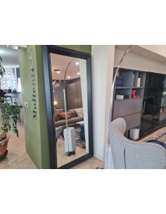 MIROIR DOUBLE 96X209 NOIR par ALBEDO