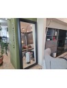 DOUBLE MIRROR 96X209 BLACK by ALBEDO