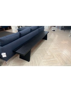 GROOVE HEMLOCK MASSEL BLACK BENCH by Porro