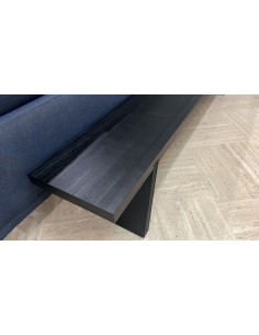 GROOVE HEMLOCK MASSEL BLACK BENCH by Porro