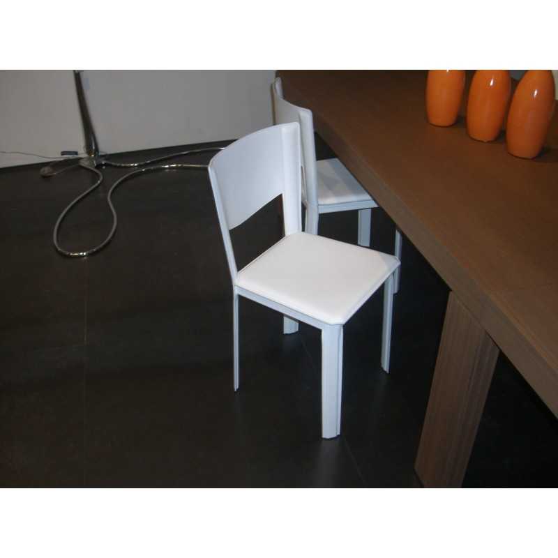 SEDIA ALEX BASSA CTT COL.210 BIANCO