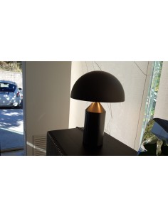 LÁMPARA MOD.ATOLLO MEDIUM NICKEL NEGRO by O LUCE