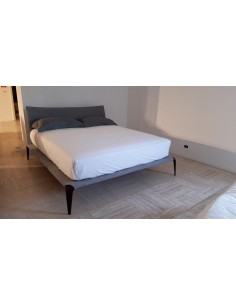 MARGARETH BED 175X200 ECO LEATHER CM7 par Misura Emme