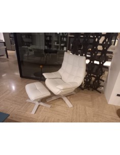Кресло+стул для ног мод.Re Vive от Natuzzi