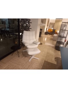 Кресло+стул для ног мод.Re Vive от Natuzzi