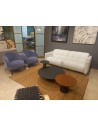 Fauteuil mod.Botanic rev.velours lagoon de Natuzzi