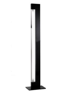 Ara Neon Halo Black Floor Lamp de Nemo