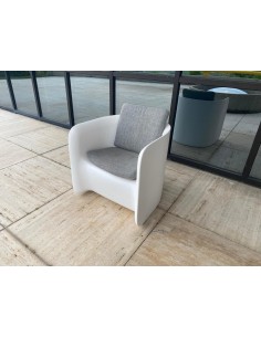 White Nova armchair with...