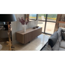CHARLOTTE GREY WALNUT AND BLACK NICKEL by Giorgetti