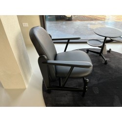 T BONE ARMCHAIR LEATHER 20 INK by Ceccotti