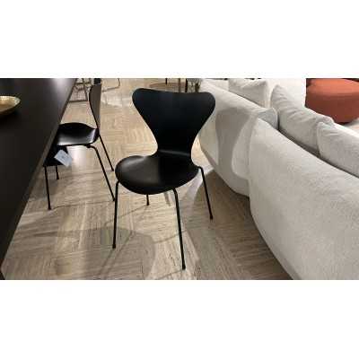 Sedia Serie 7 Nera Gambe...